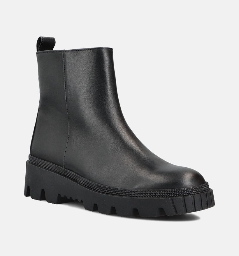 Gabor Bottines plates en Noir pour femmes (360278) - pour semelles orthopédiques