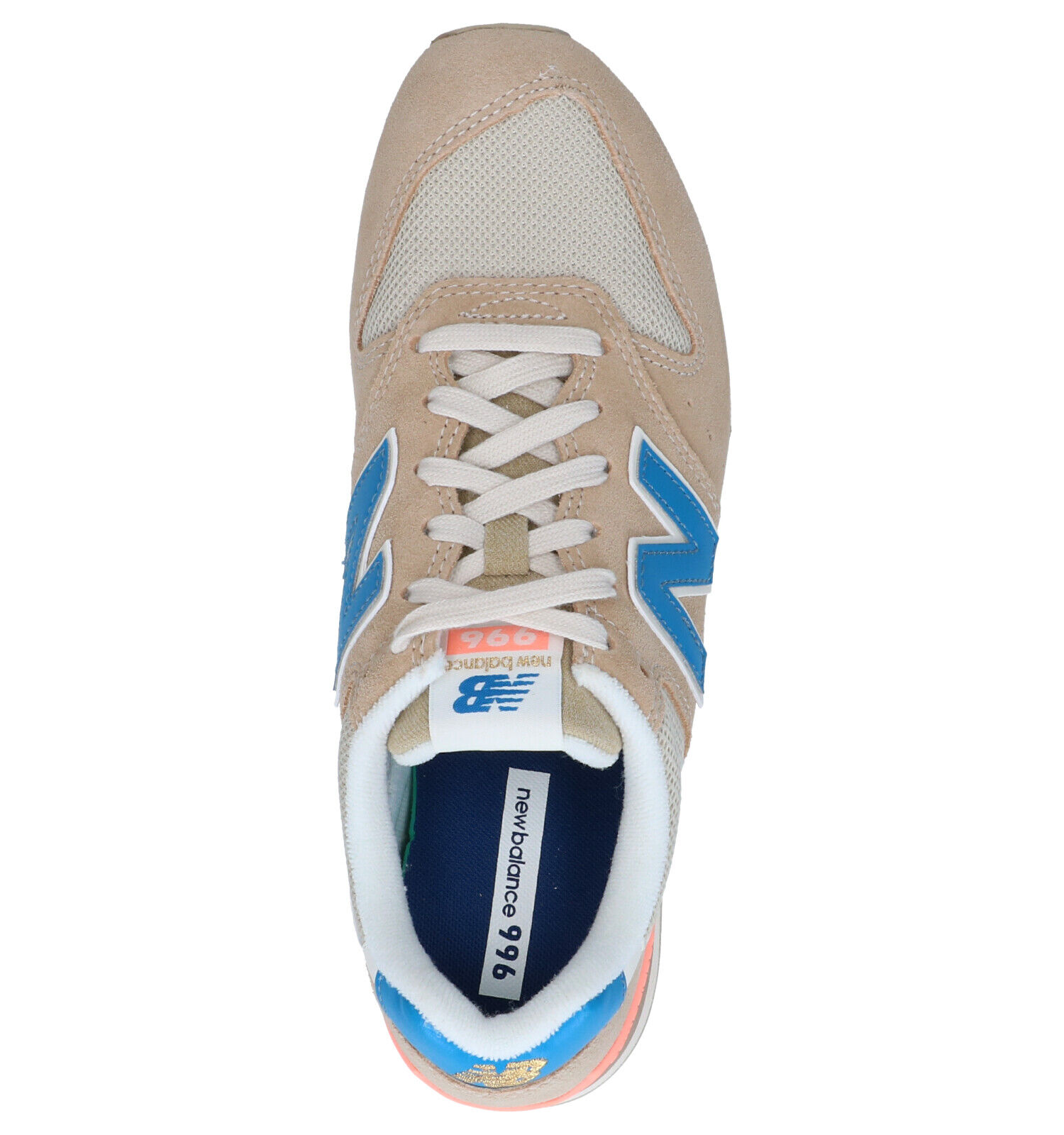 New Balance WL 996 Beige Sneakers | Dames Sneakers | Online op TORFS.BE