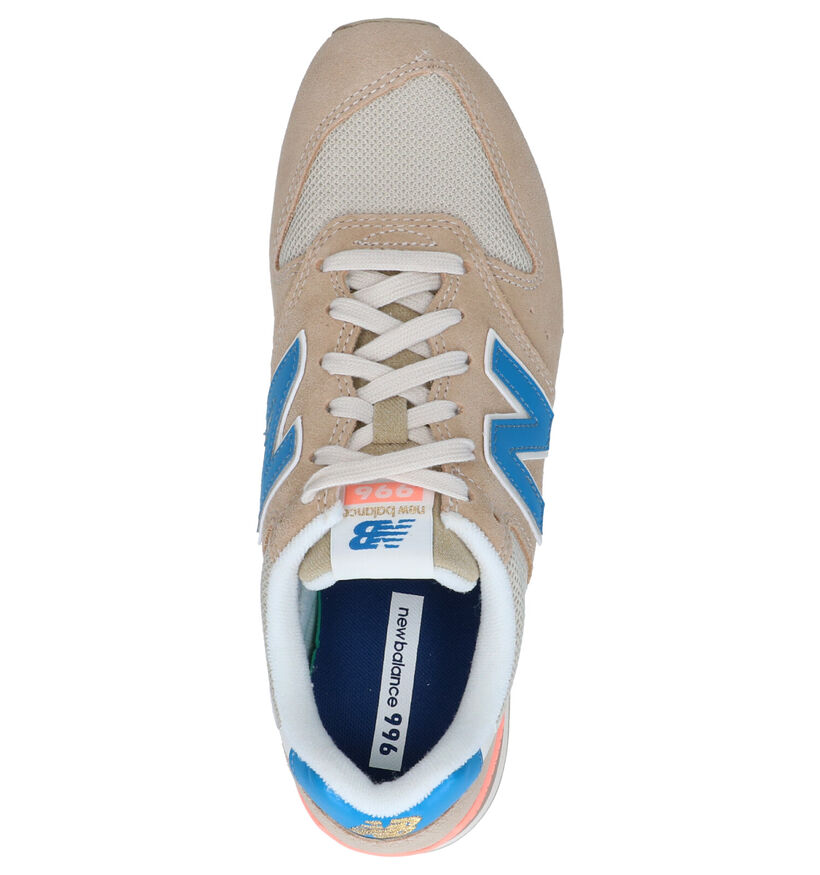 New Balance 996 Blauwe Sneakers in daim (267005)