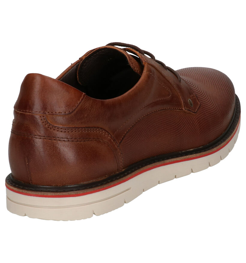 River Woods Cognac Geklede Schoenen in leer (260322)