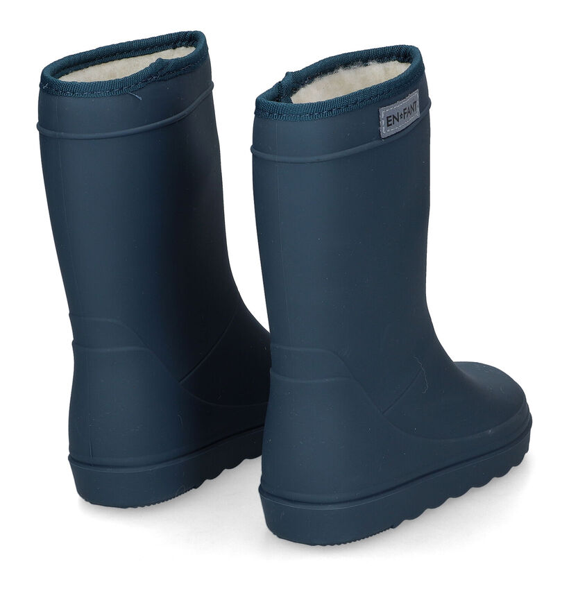 Enfant Bottes de pluie en Bleu foncé pour garçons (312734)