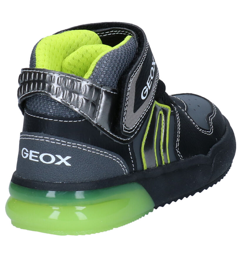Geox Zwarte Hoge Schoenen in kunstleer (295100)
