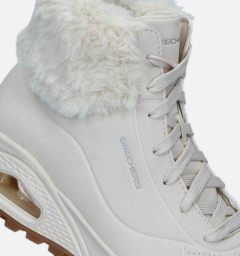 Skechers Uno Rugged Fall Air Ecru Sneakers voor dames (345125)