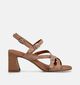 Tamaris Beige Sandalen met hak voor dames (371766)