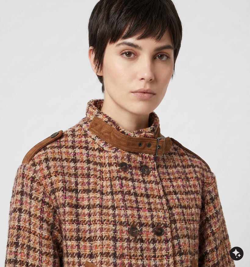 The Korner Manteau court en Marron pour femmes (382187)