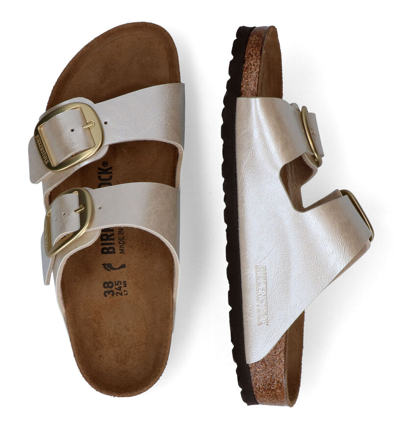 Birkenstock Arizona Big Buckle Zwarte Slippers voor dames (337973)