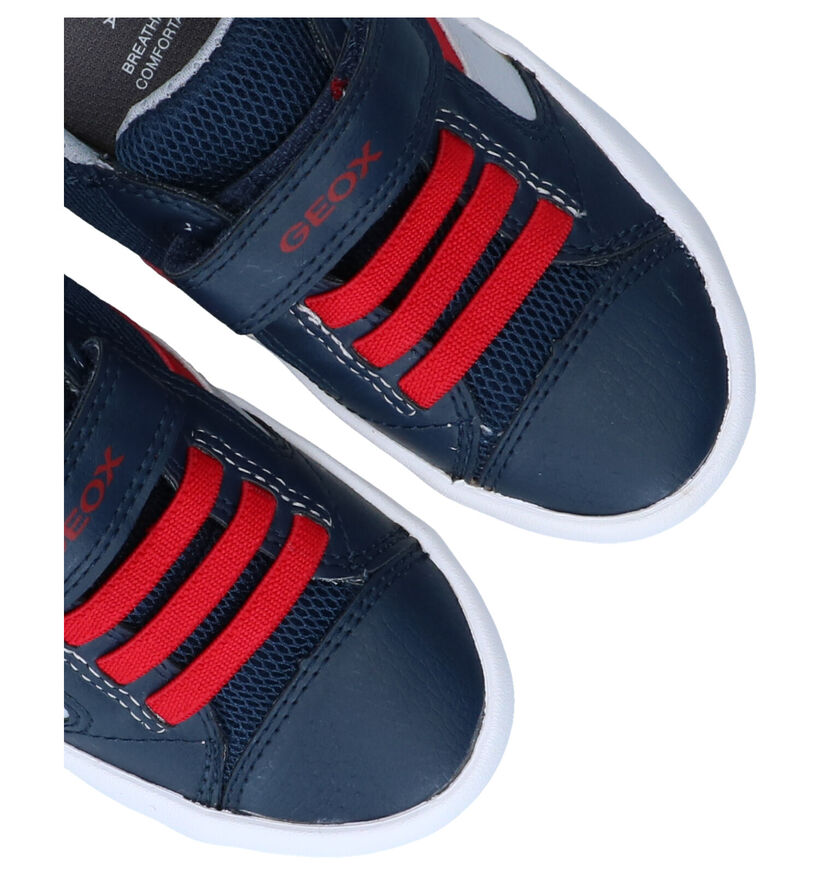 Geox Gisli Blauwe Sneakers in kunstleer (287079)