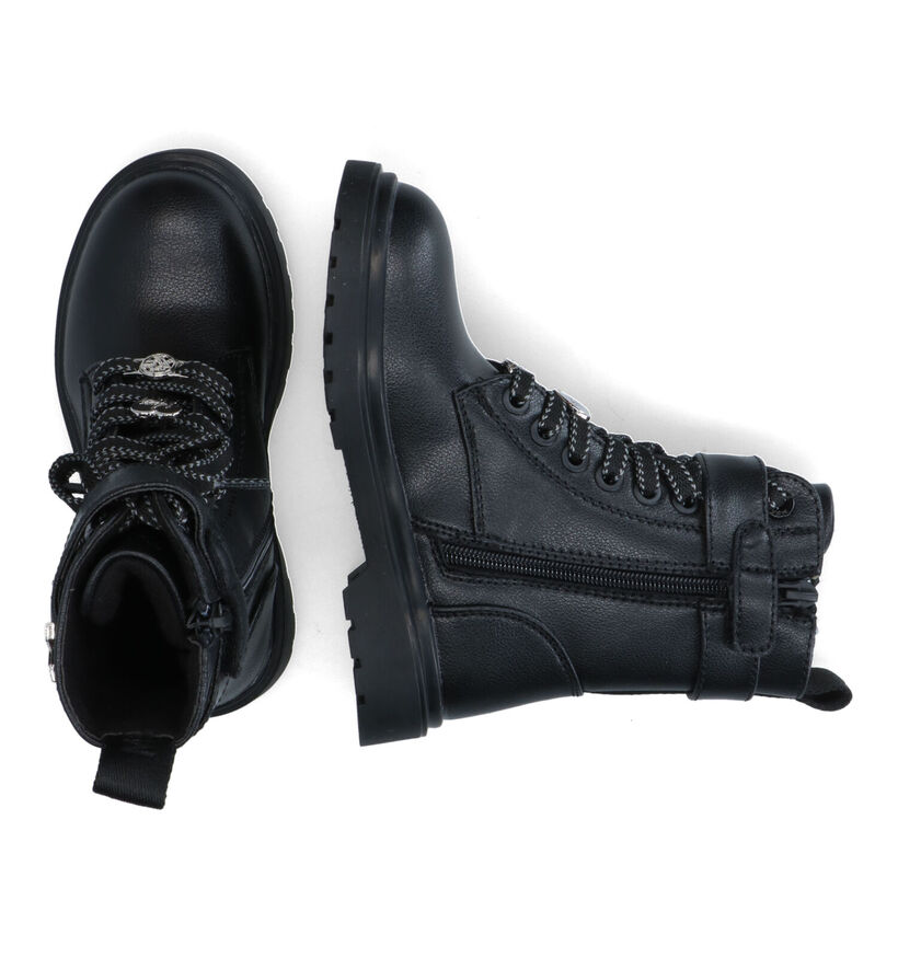 Mexx Haffia Zwarte Boots voor meisjes (312731) - geschikt voor steunzolen