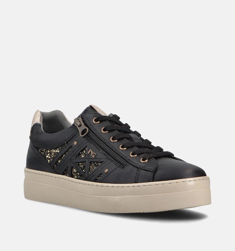 NeroGiardini Chaussures à lacets en Noir pour femmes (361697) - pour semelles orthopédiques