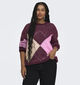 ONLY Carmakoma Noeme Bordeaux Trui voor dames (381910)