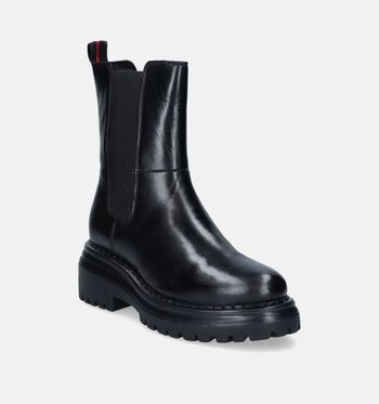 Hosis Print Boots Zwart