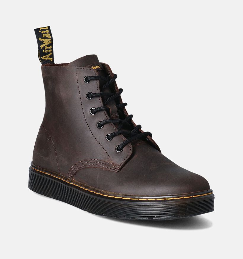 Dr. Martens Thurston Chukka Bottines en Marron pour hommes (352001) - pour semelles orthopédiques