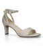Tamaris Gouden Sandalen met gesloten hiel voor dames (320607)
