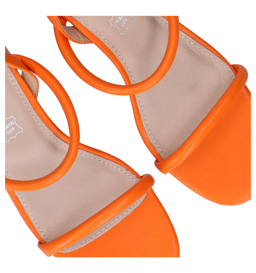 Vanessa Wu Oranje Sandalen voor dames (294452)