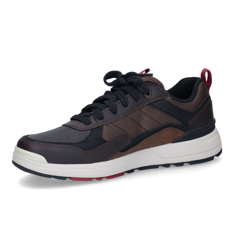 Skechers Rozier Bruine Sneakers in kunstleer (295654)