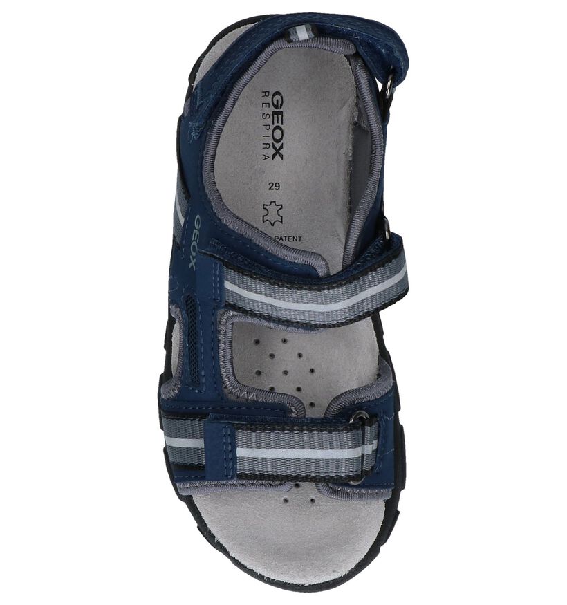 Geox Sandales en Bleu foncé en simili cuir (244983)