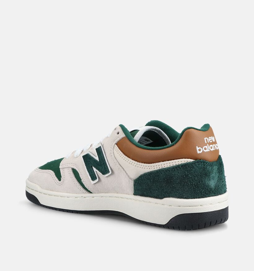 New Balance 480 Witte/Groene Sneakers voor heren (375124) - geschikt voor steunzolen