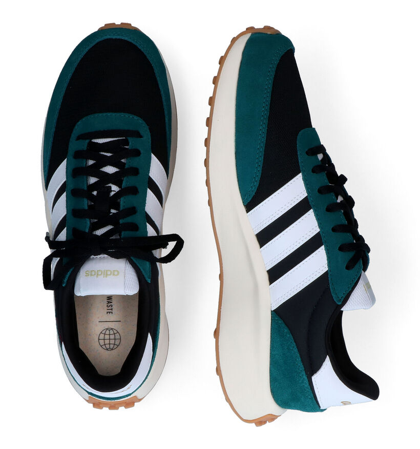 adidas Run 70S Baskets en Noir pour hommes (302028) - pour semelles orthopédiques