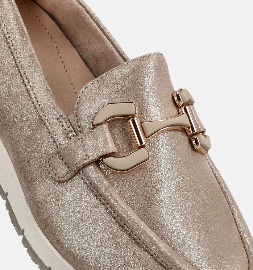 Tamaris Mocassins en Or pour femmes (367676) - pour semelles orthop&eacute;diques