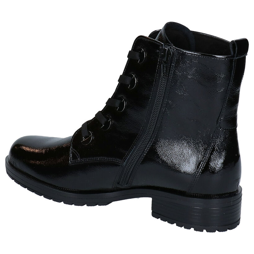 Gabor OptiFit Bottines en Noir en verni (294738)