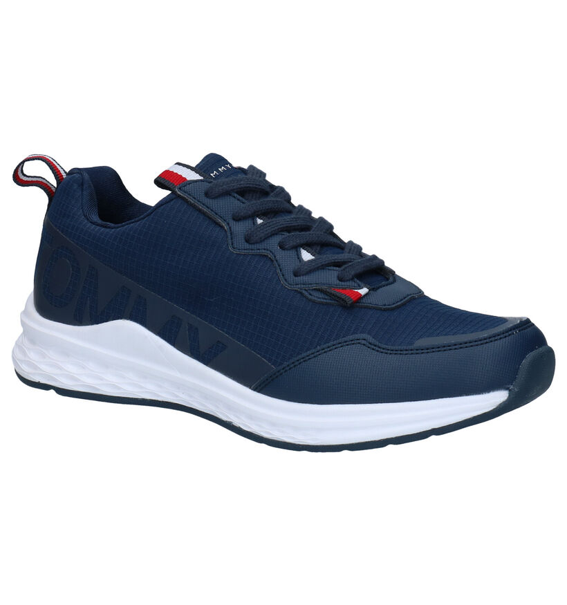 Tommy Hilfiger Blauwe Sneakers in kunstleer (285676)