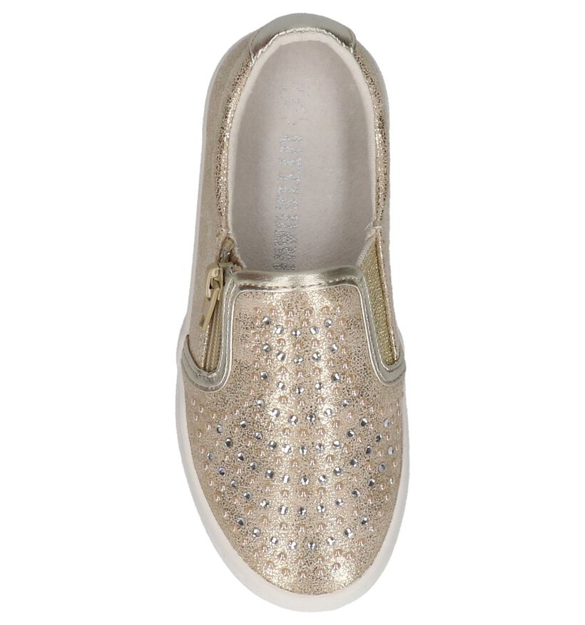 Gouden Slip-on Sneakers Little David Lomo 1 in kunstleer (217953)