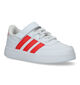 adidas Breaknet 2.0 EL Witte Sneakers voor meisjes (324677) - geschikt voor steunzolen
