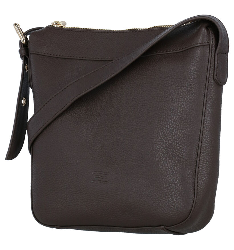 Crinkles Zwarte Crossbody Tas voor dames (324988)