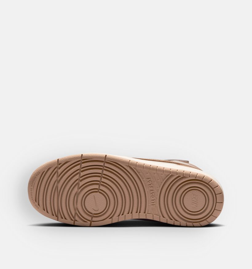 Nike Court Borough Ecru Sneakers voor meisjes (364593) - geschikt voor steunzolen