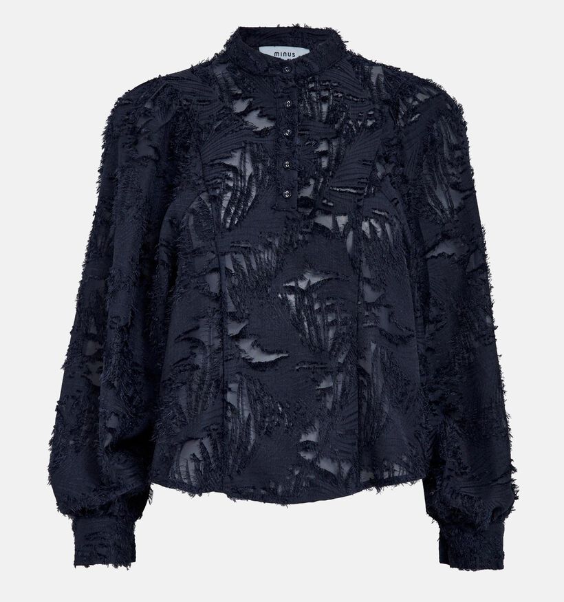 Minus Hollie Donkerblauwe Blouse voor dames (365845)