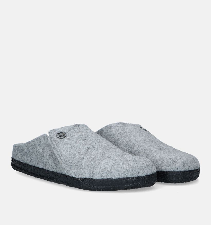 Birkenstock Zermatt Pantoufles en Gris pour femmes (330661)