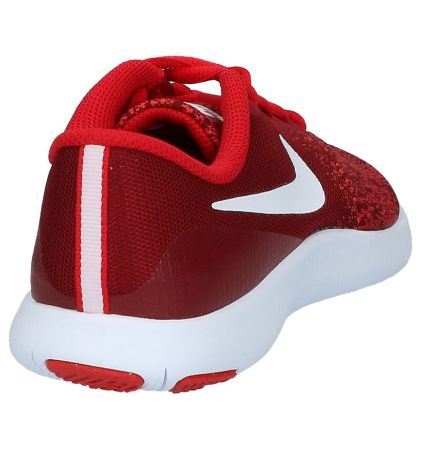 Rode Sneakers Nike Flex Contact in stof (206179)