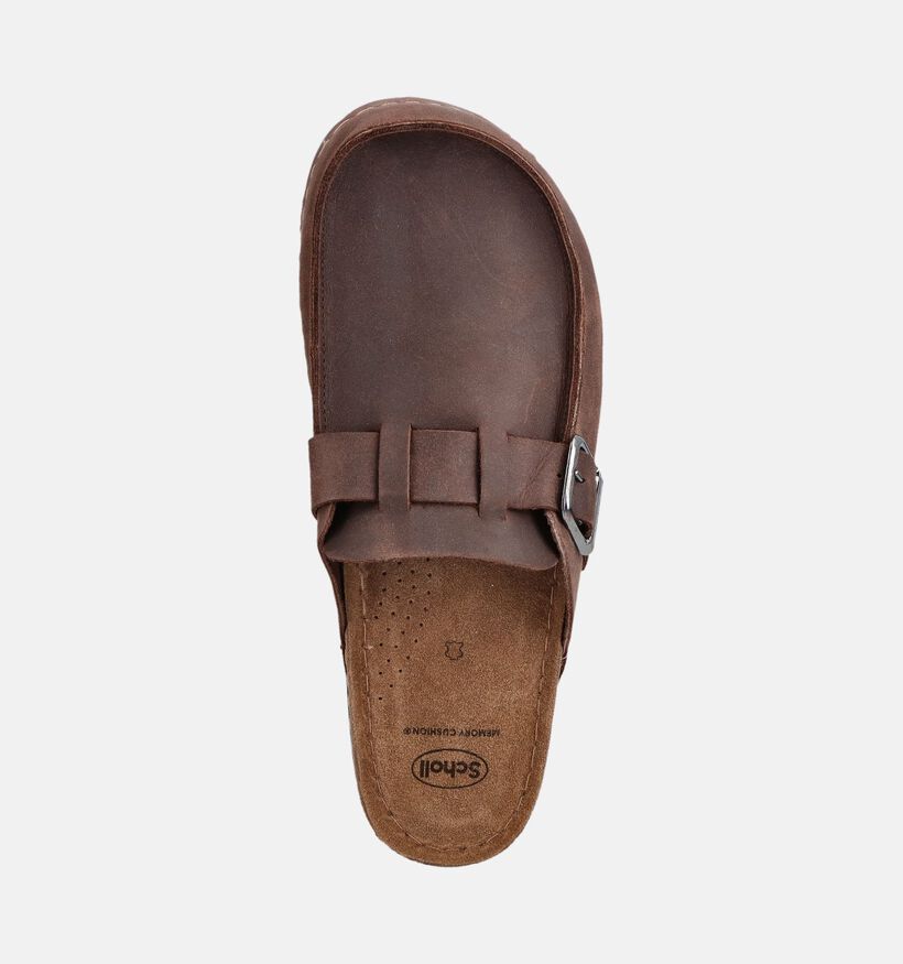 Scholl Bora Nu-pieds casual en Marron pour hommes (381869)