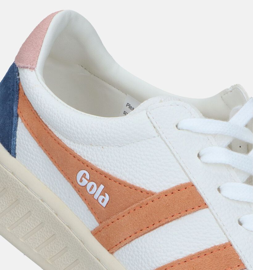 Gola Grandslam Trident Witte Sneakers voor dames (336374) - geschikt voor steunzolen