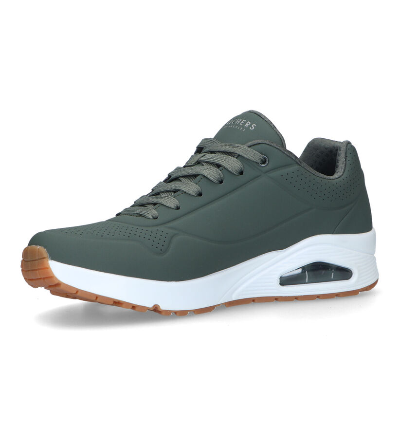 Skechers Uno Stand On Air Zwarte Sneakers voor heren (350318) - geschikt voor steunzolen