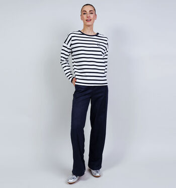 Elbsand T-shirts Blauw/Rood