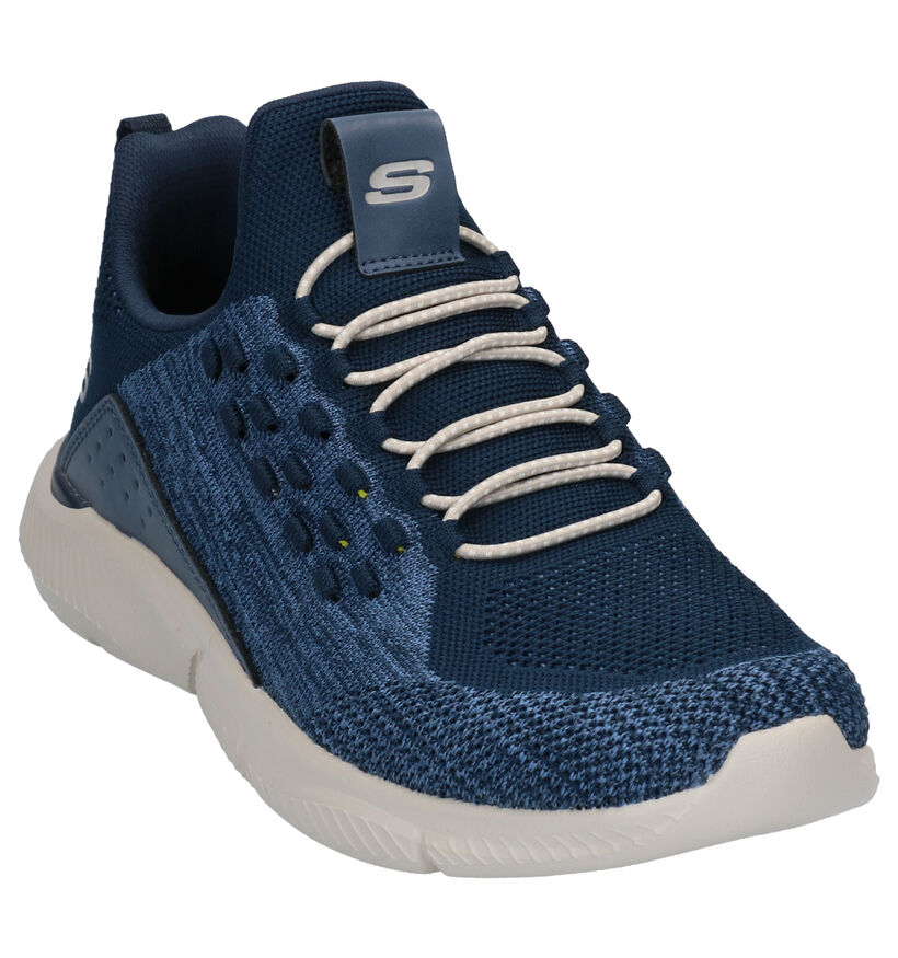 Skechers Streetwear Blauwe Sneakers in stof (287097)
