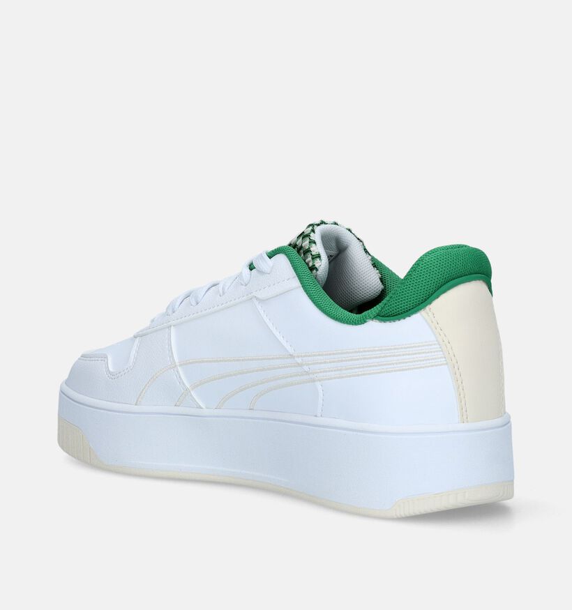 Puma Carina Street Blossom Baskets en Blanc pour femmes (334244) - pour semelles orthopédiques