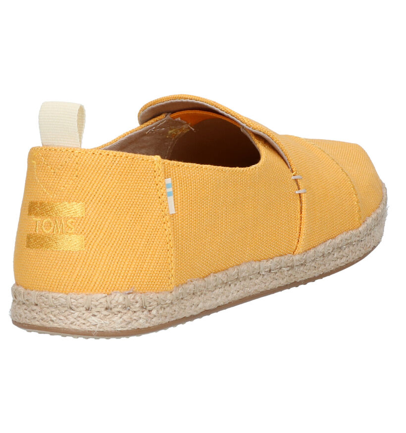 Gele Espadrilles Toms in stof (242111)
