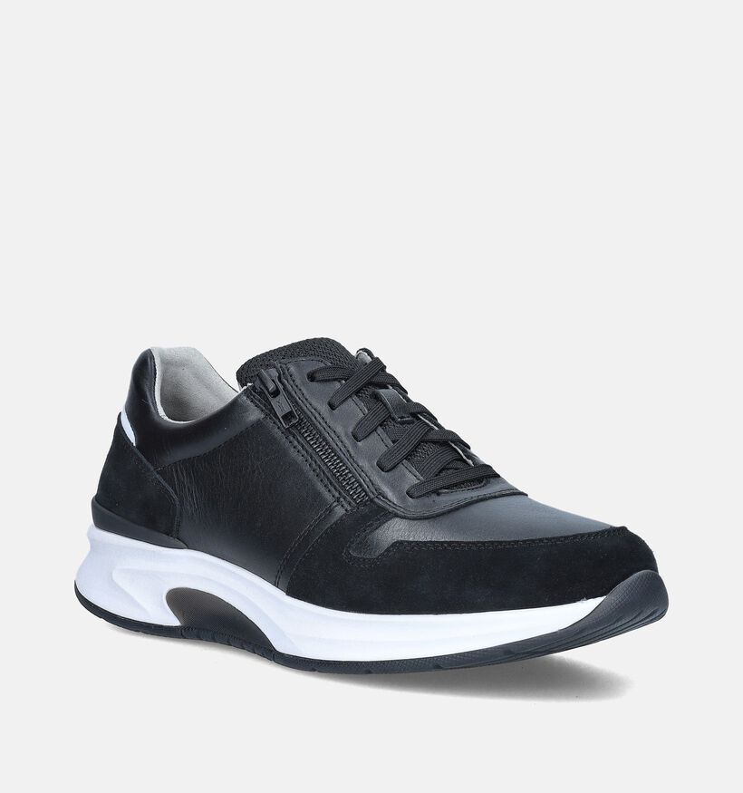Pius Gabor Zwarte Veterschoenen voor heren (347463) - geschikt voor steunzolen