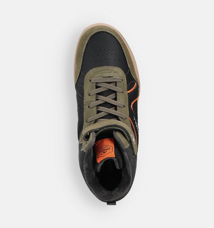 O'Neill Gulfport Mid Groene/Zwarte Sneakers voor jongens, meisjes (363276)