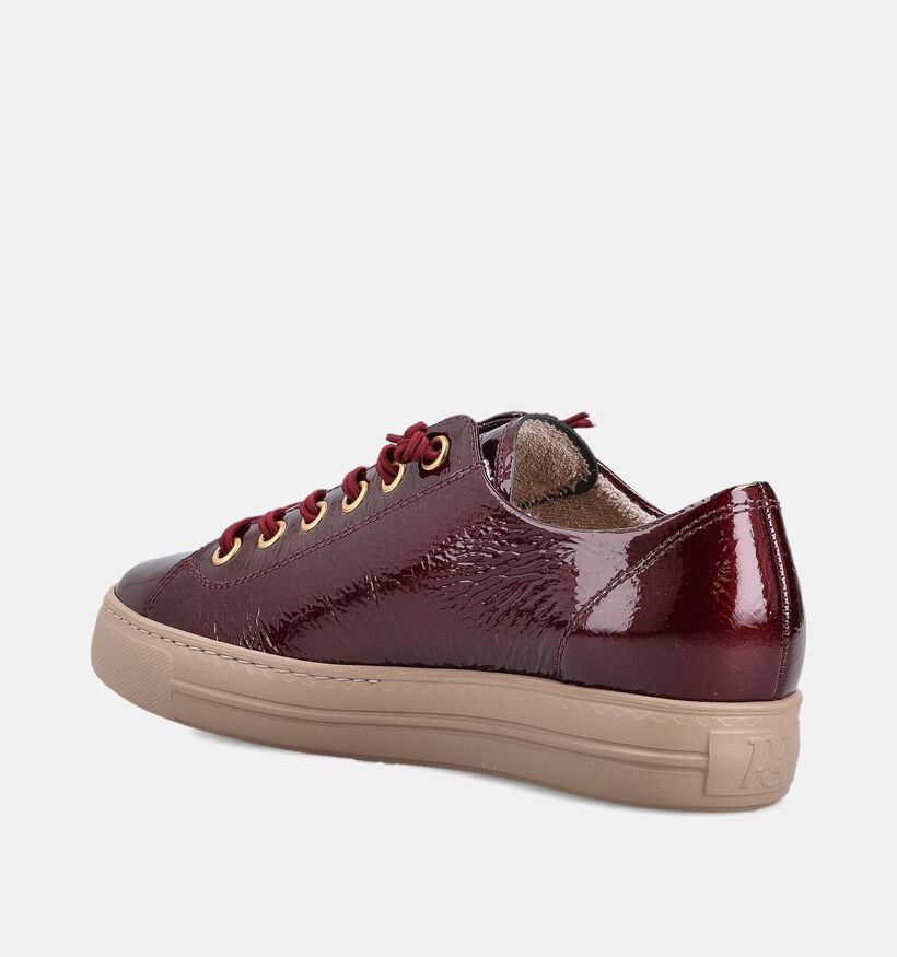 Paul Green Bordeaux Veterschoenen voor dames (373952) - geschikt voor steunzolen