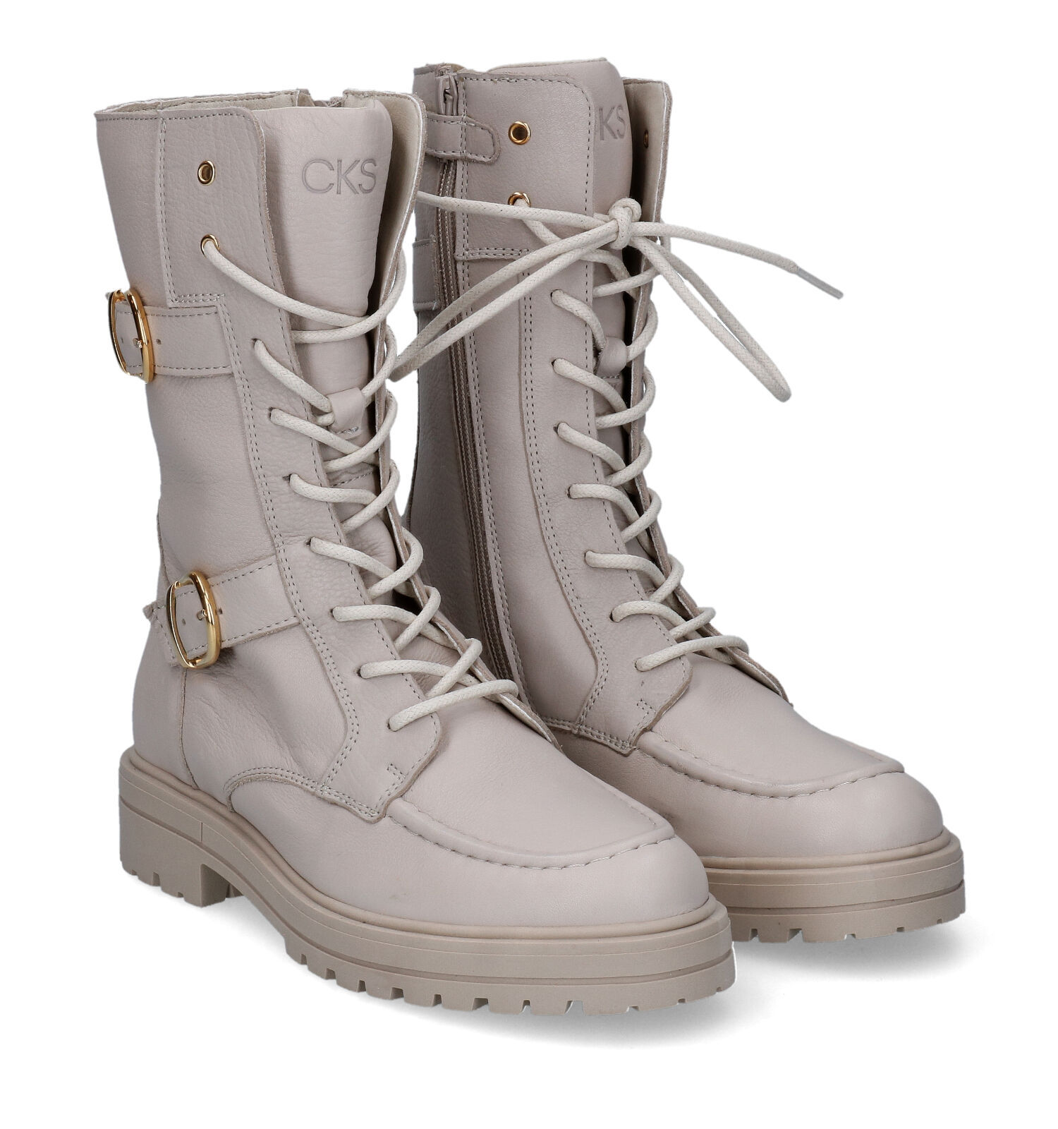 CKS Charm Taupe Boots Dames Laarzen Online op TORFS.BE