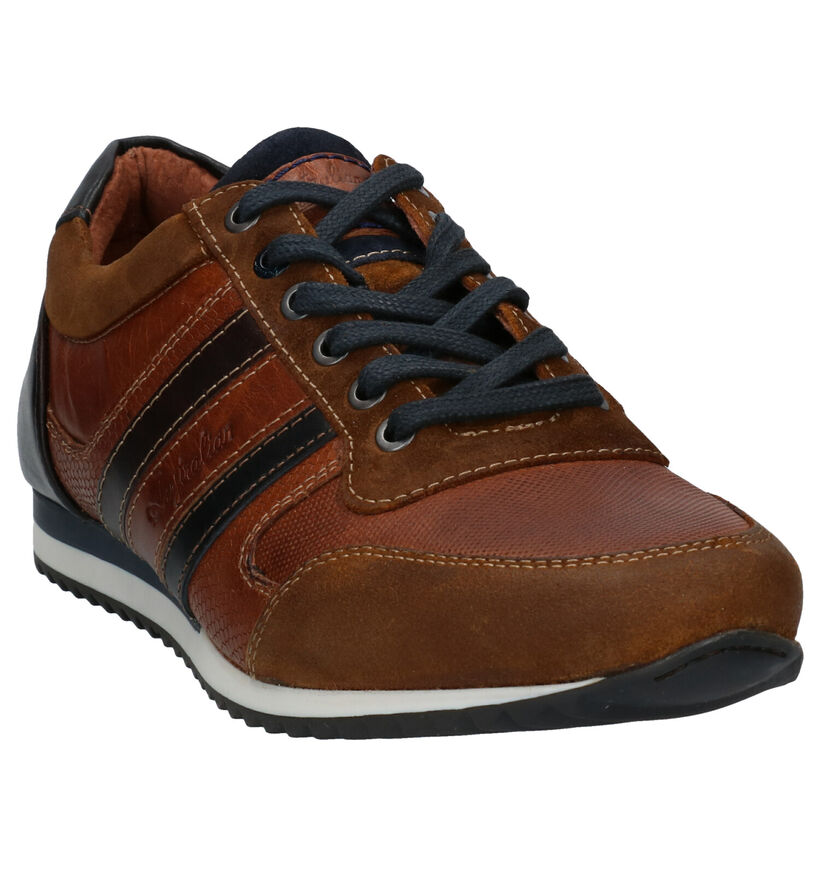 Australian Cornwall Chaussures à lacets en Bleu en cuir (282659)