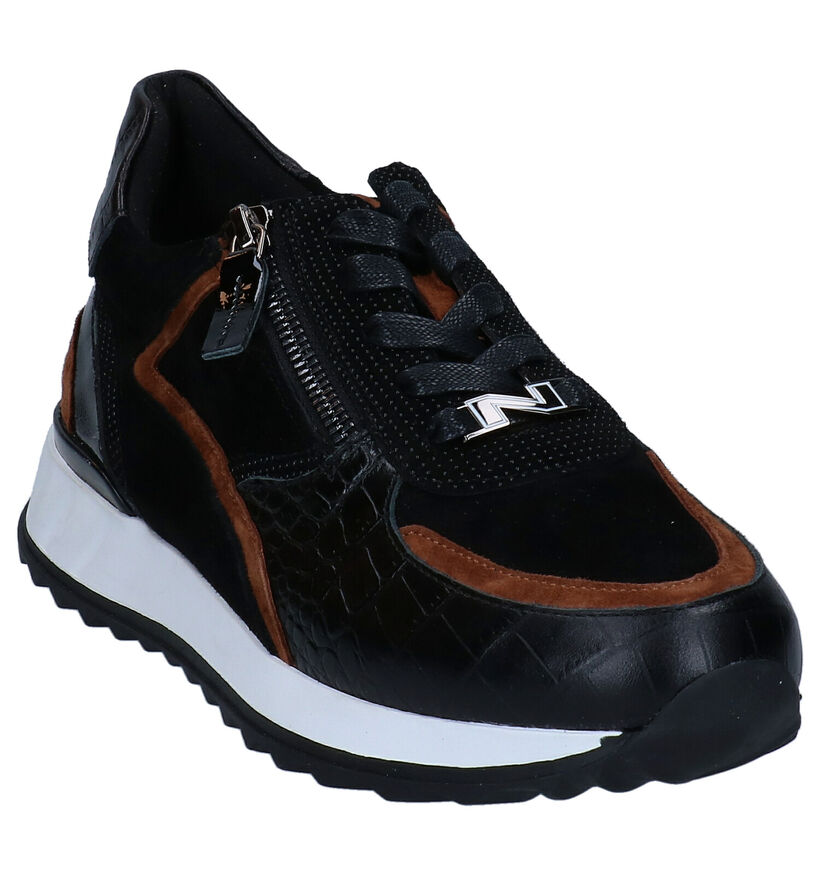 Nathan-Baume Chaussures à lacets en Noir pour femmes (297851) - pour semelles orthopédiques