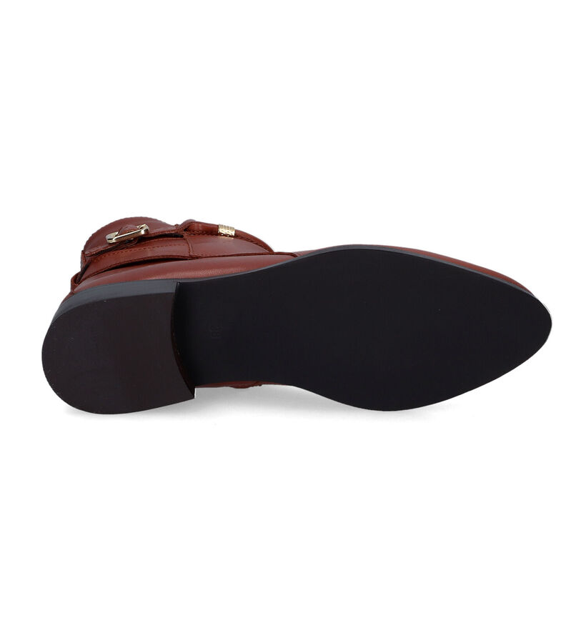 Scapa Bottines plates en Noir en cuir (317191)