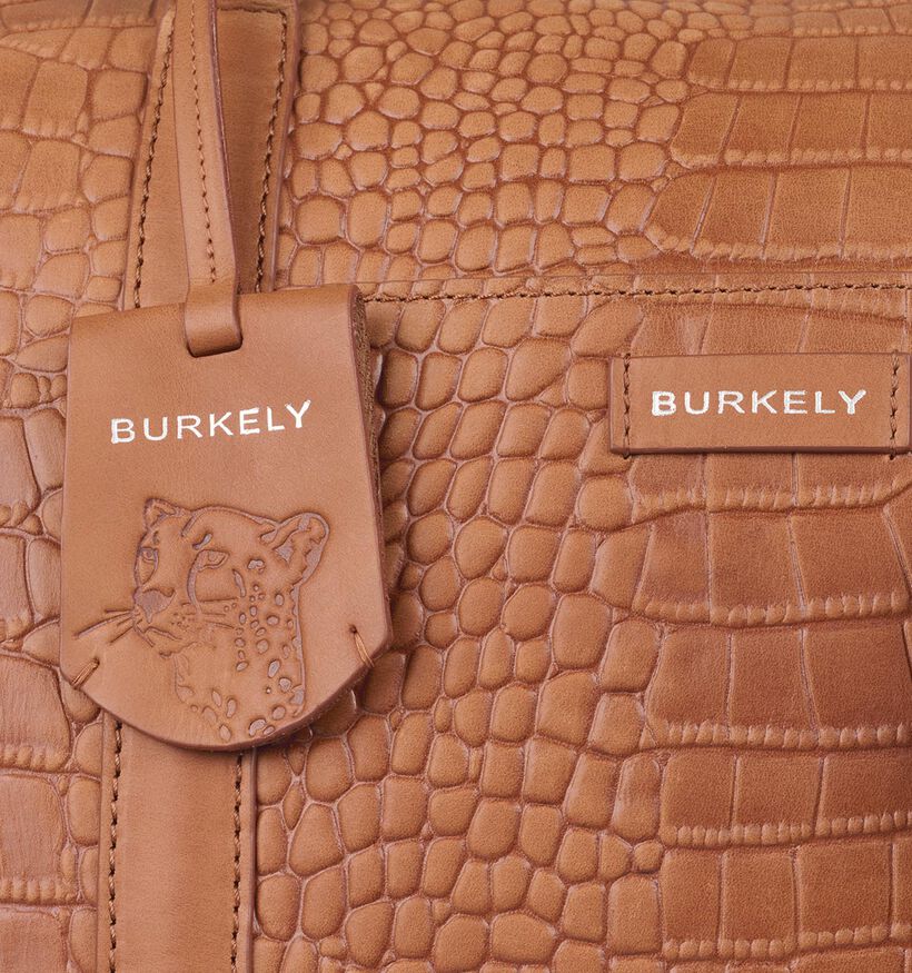 Burkely Colbie Leren Weekendtas Cognac voor dames (362980)