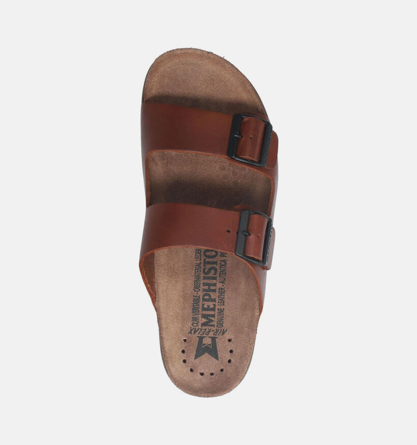 Mephisto Nerio Scratch Bruine Slippers voor heren (370214)