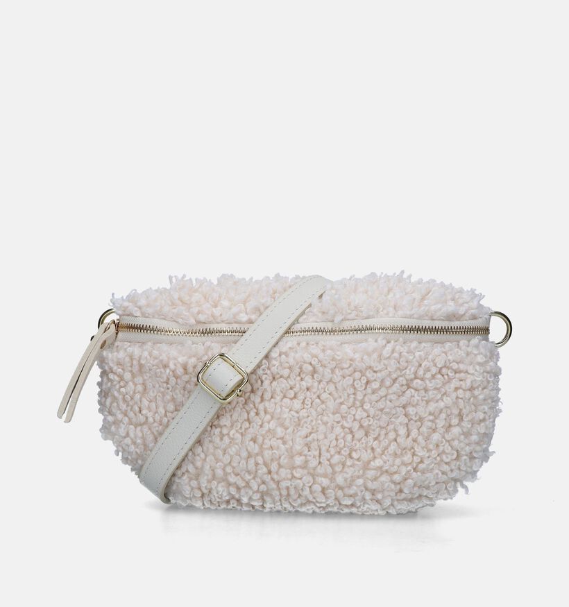 Via Limone Sac porté croisé en Teddy en Noir pour femmes (336329)