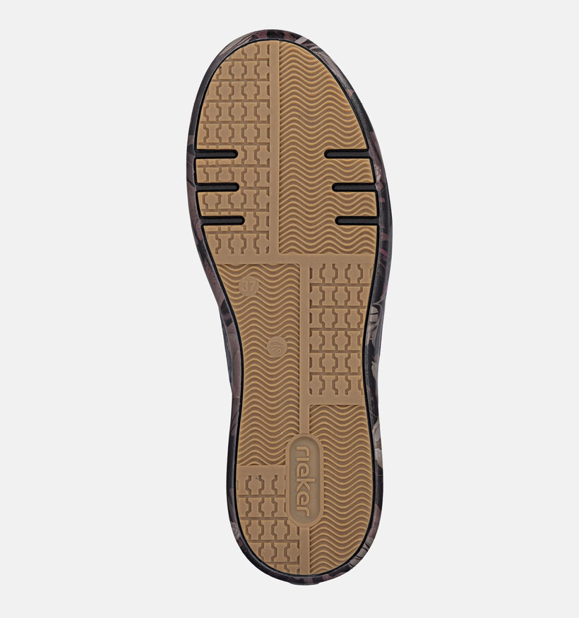 Rieker Antistress Sneakers met Veter en Rits voor dames (377924) - geschikt voor steunzolen